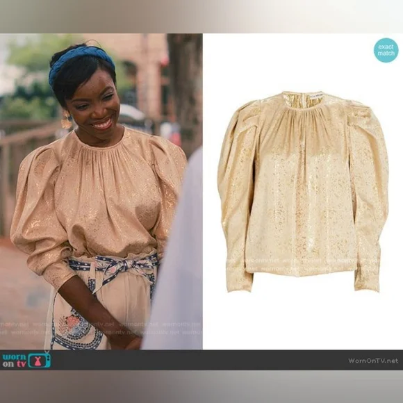 Ulla Johnson Tops New Ulla Johnson Ivy Gilded Top Size